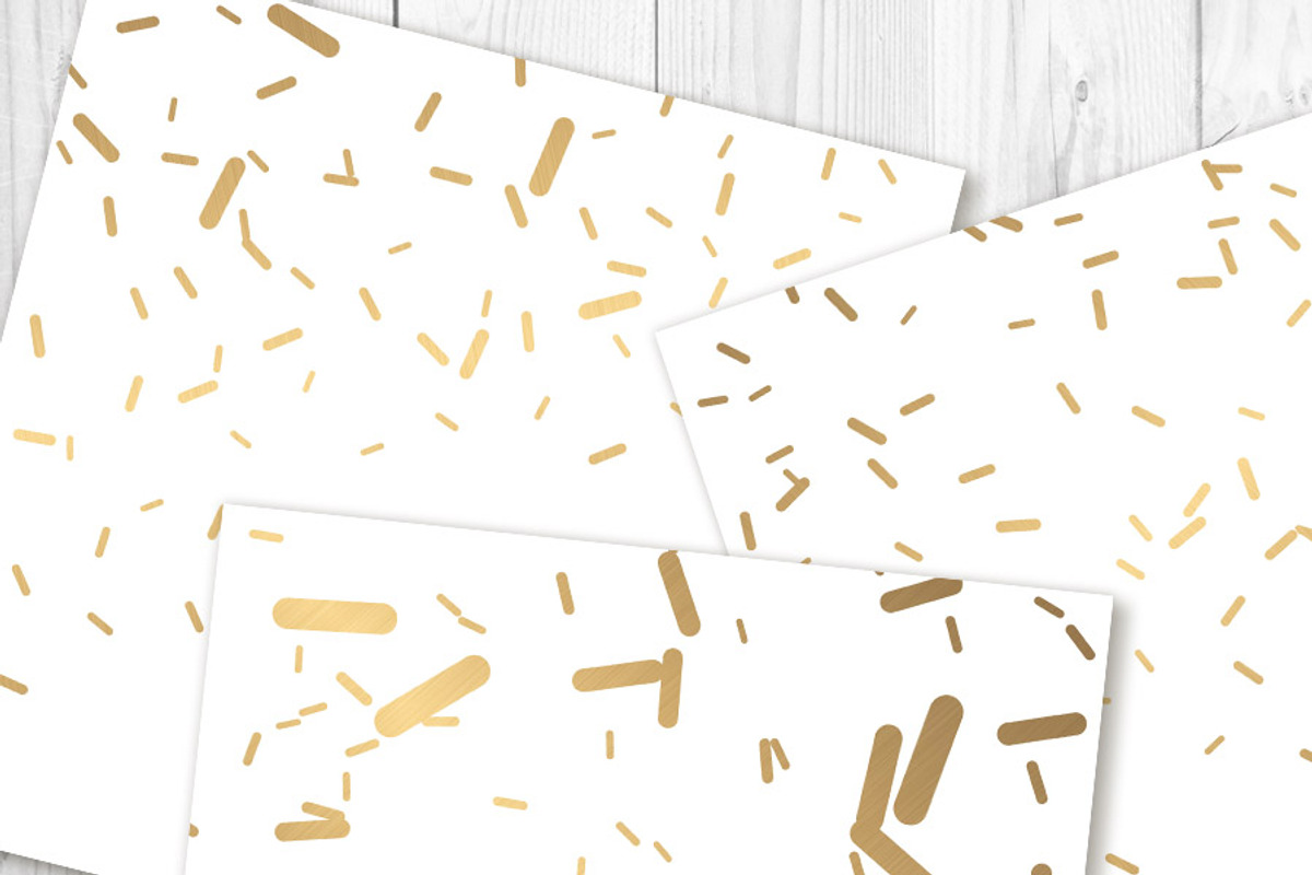 Gold Sprinkles Digital Paper- Opaque, a Pattern Graphic by The Digital Download Shop (Photo 4 of 5)