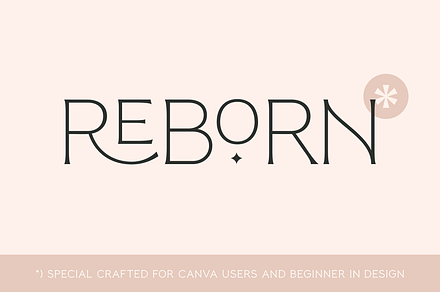 Reborn - Modern Chic Font, a Serif Font by Sensatype