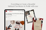 Substack Branding Template Canva, a Branding & Logo Template by Tabitha Emma (Thumbnail 8 of 8)