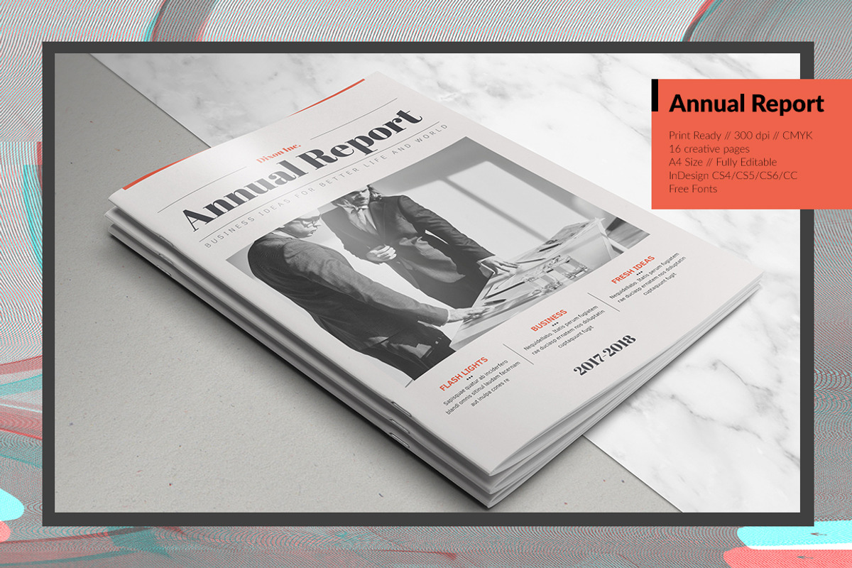 Annual Report, a Brochure Template by Kovalski (Photo 1 of 10)