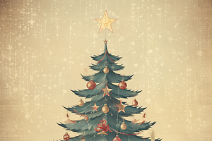 Vintage Christmas Tree