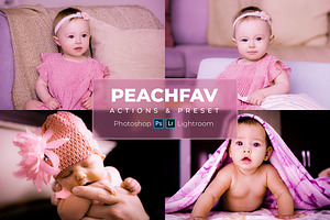 Lr Presets & Ps Actions Peach Fav, an Action Add-On by Modaldesain