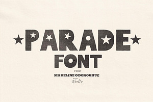 Parade Hand Crafted Font, a Handwritten Font by Madeline ODonoghue Design