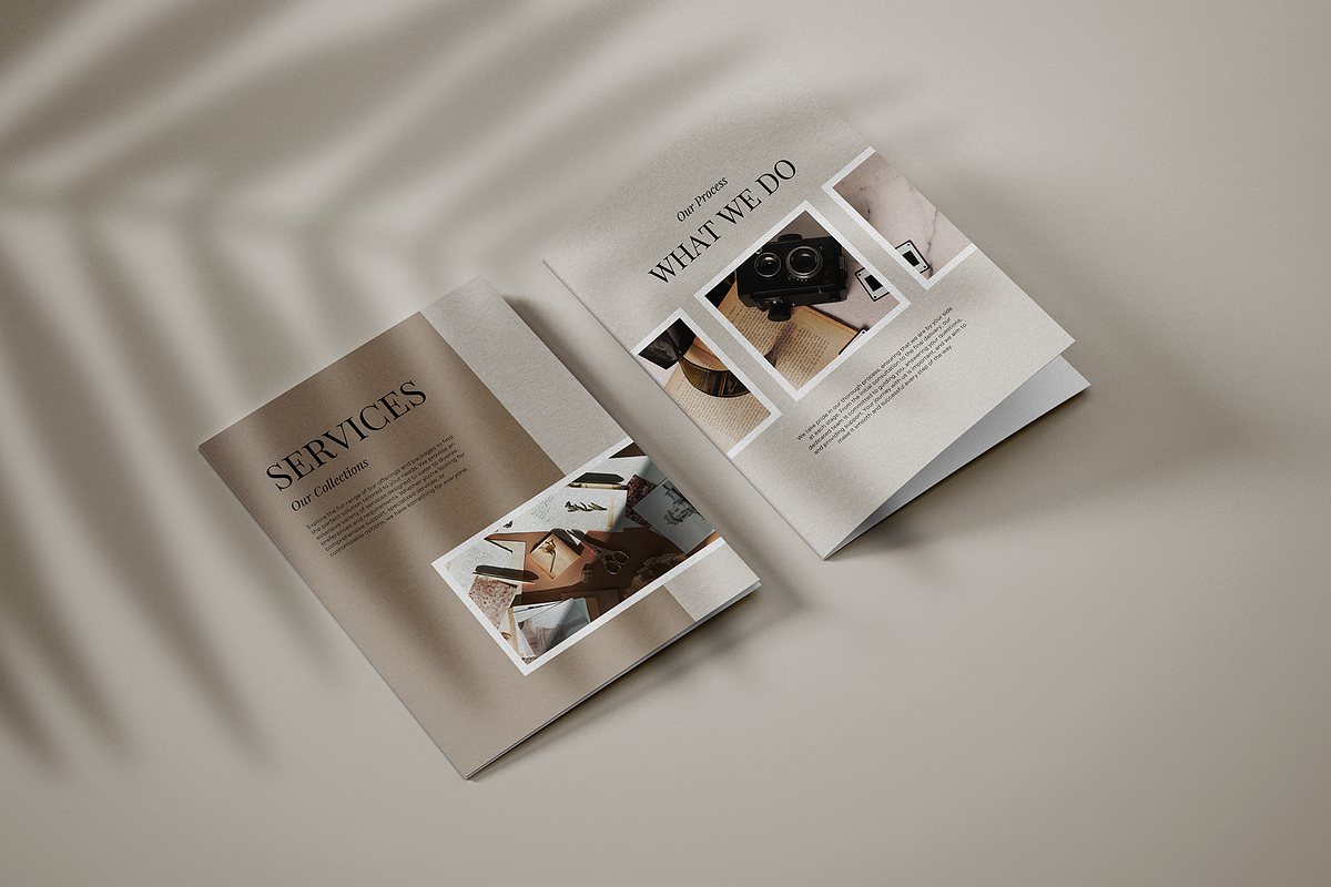 Neutral Client Inquiry Brochure, a Marketing Template by Admire Design (Photo 10 of 19)