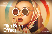 Retro Film Burn Photo Effect, a Layer Style Add-On by DesignerCandies (Thumbnail 1 of 7)