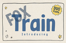 Fox Train Duo Fonts
