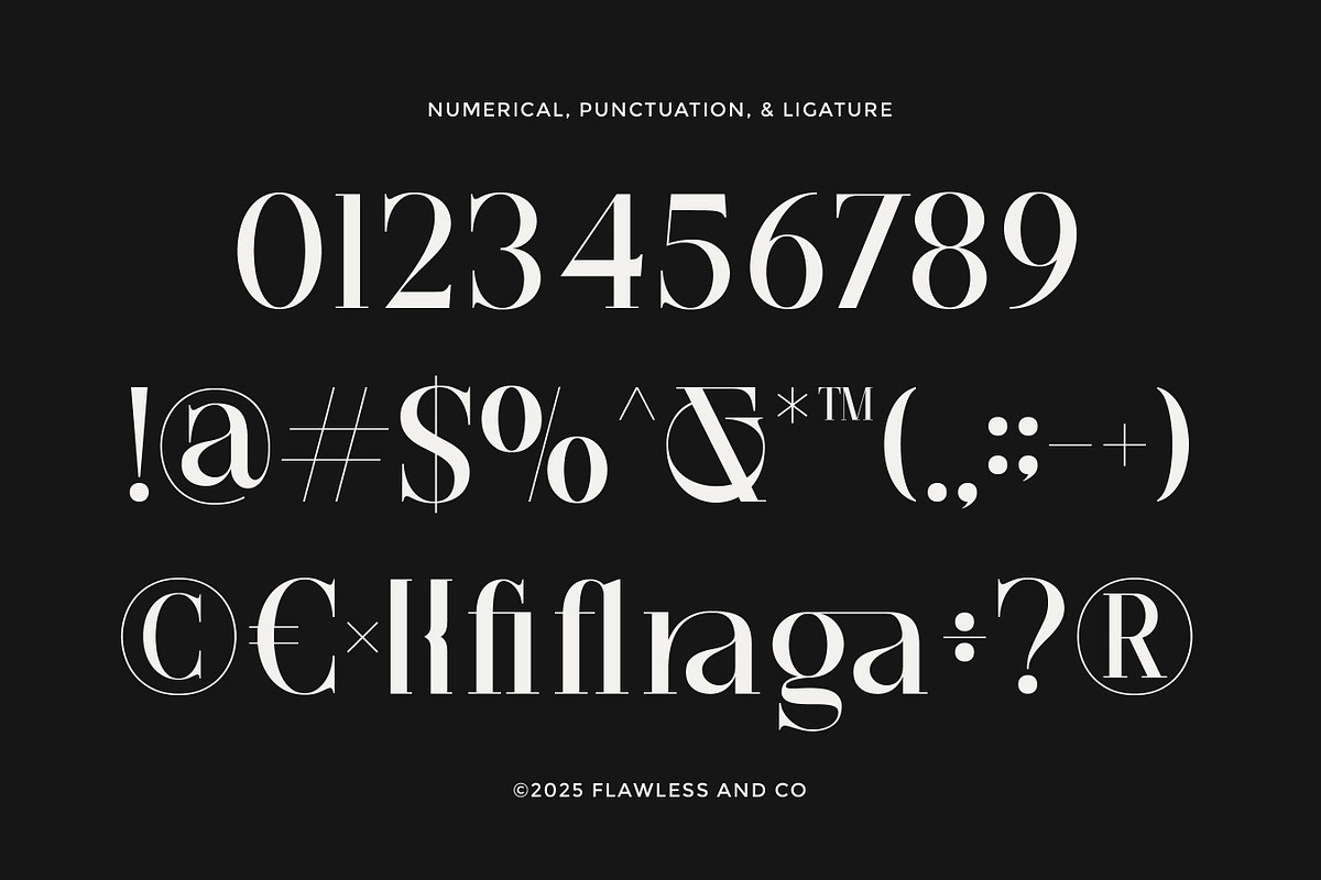 Regata - Elegant Serif Display Font, a Serif Font by Flawless And Co (Photo 8 of 10)