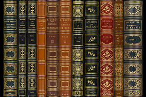 Antique Book Spines