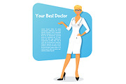 Woman doctors in various poses, a Healthcare Illustration by SonneLeo (Thumbnail 2 of 2)