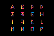 Colorful Vector Alphabet, an Object Graphic by hellothere (Thumbnail 4 of 5)