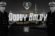 Sale ! 50% off Doddy Boldy Typeface