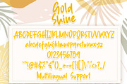 Gold Shine, a Font by Dm Studio (Thumbnail 5 of 5)