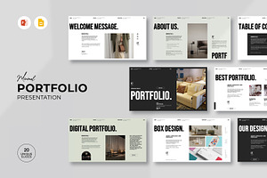 Portfolio Presentation Template, a Presentation Template by PrintIdea