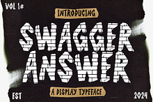 Swagger Answer Graffiti Y2k Display
