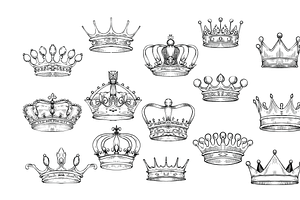 Crown King Handdrawn Collection