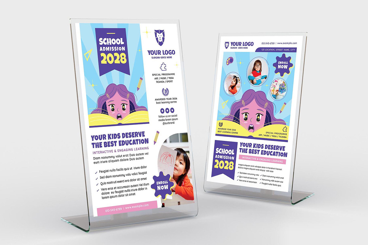 Education School Flyer, a Flyer Template by BrandPacks (Photo 6 of 7)