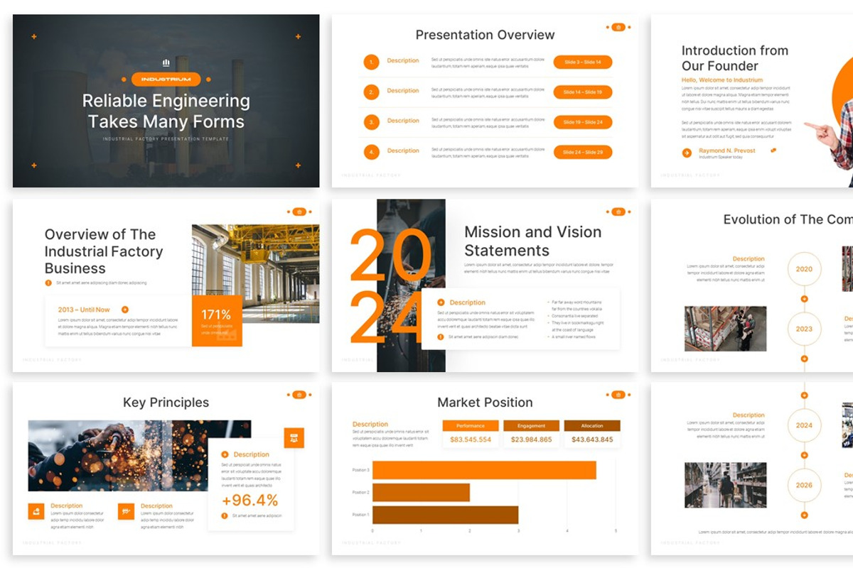 Industrium - Industry Keynote, a Presentation Template by SlideFactory (Photo 2 of 4)