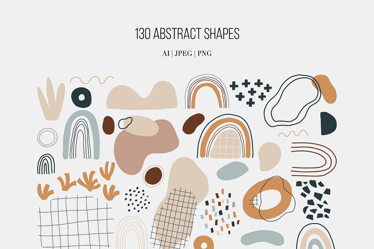 Rainbow Abstract Patterns & Shapes, a Wallpaper Graphic by Bosotochka♥Art (Photo 3 of 10)
