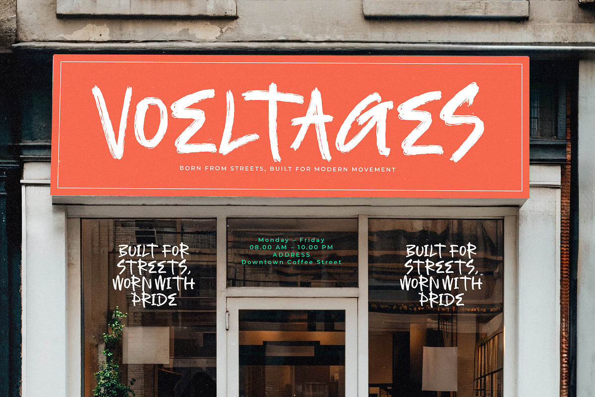 Asphalt Grunge Modern Handbrush Font, a Script Font by stylishtype.co (Photo 10 of 20)