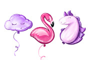 Balloons, an Illustration by YuliaBiser (Thumbnail 3 of 4)