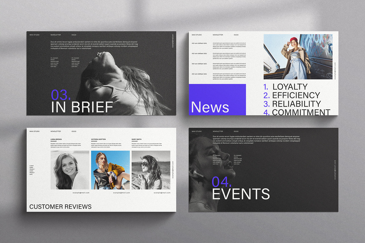Newsletter Presentation Template, a Presentation Template by TemplatesForest (Photo 4 of 6)