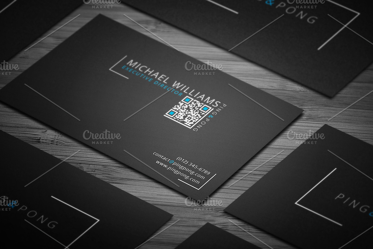 Fonts&Shapes Business Card, a Business Card Template by Lucas Alexander (Photo 2 of 4)
