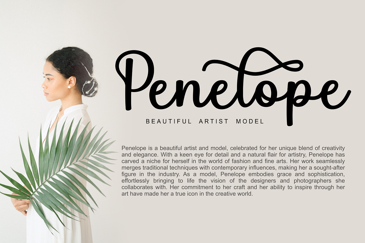 Taskyna - Modern Script Font, a Script Font by Imiftype Studio (Photo 4 of 10)