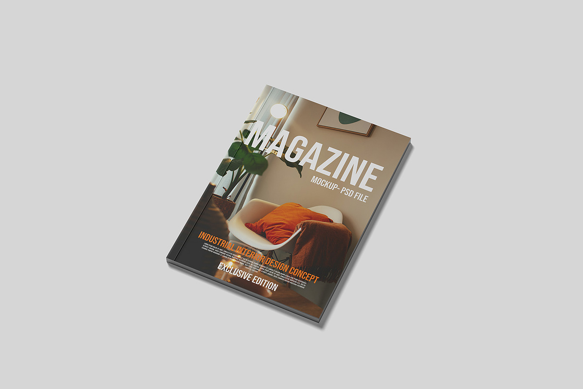 A4 Magazine Mockup, a Books & Magazine Mockup by Graphicbars (Photo 9 of 16)