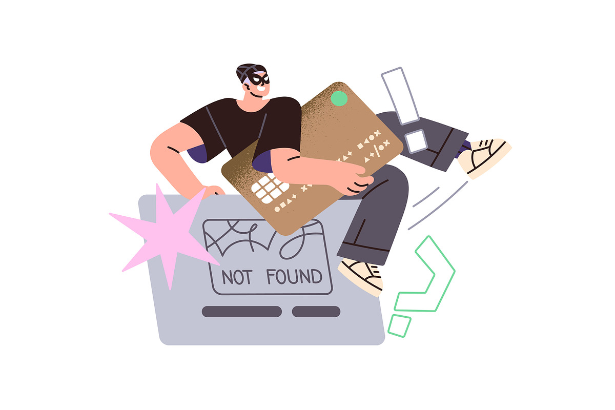 Internet scam, online fraud concept, a Finance Illustration by PaperTrident (Photo 5 of 9)
