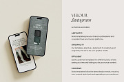 Velour | Canva Social Media Template, a Social Media Template by Lavinia Visuals (Thumbnail 2 of 9)