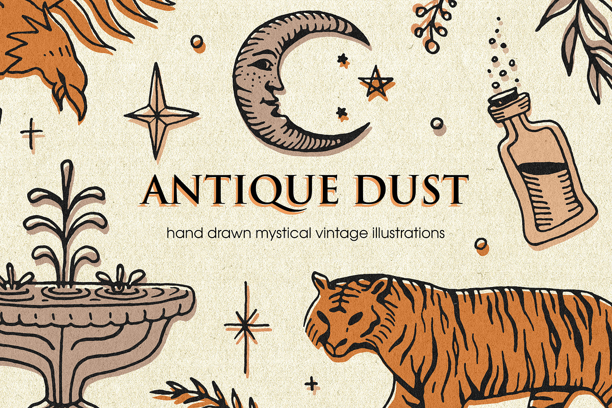 Antique dust illustrations kit, an Animal Illustration by Anastasia Koba (Photo 1 of 16)