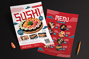 Sushi Menu, a Stationery Template by Aarley Kaiven (Thumbnail 1 of 3)