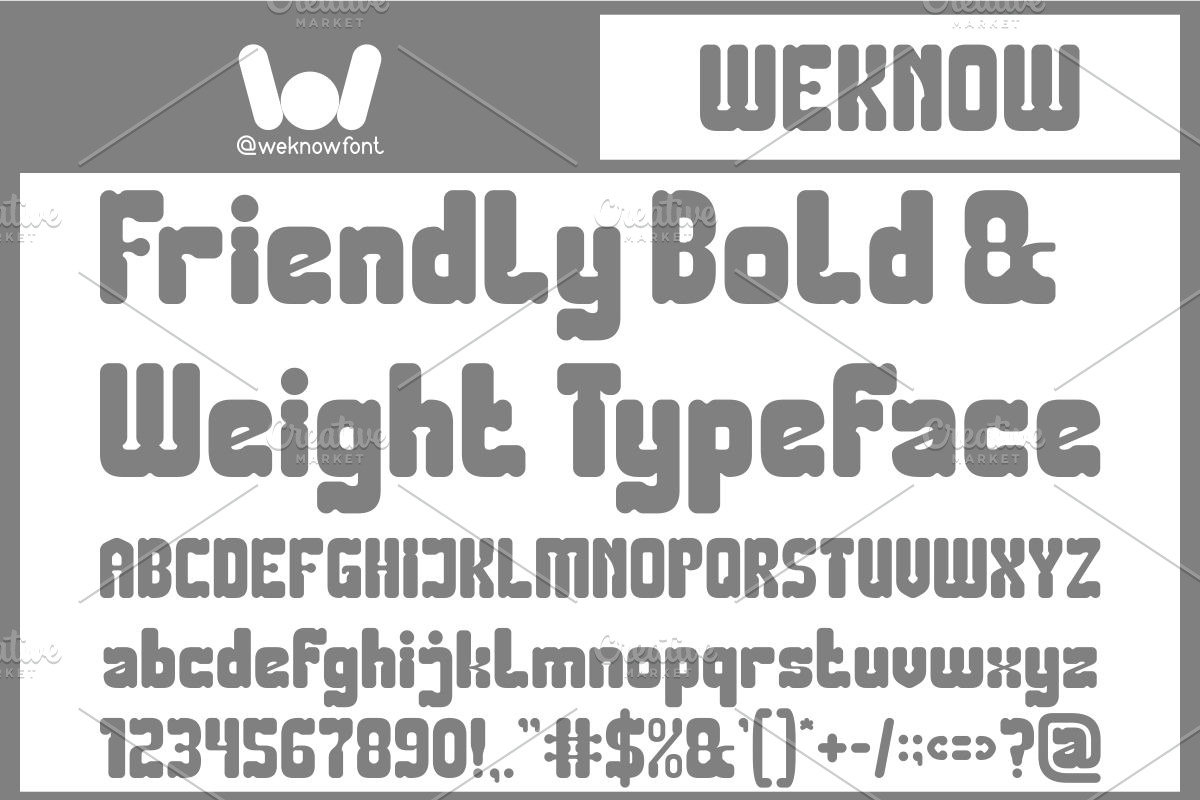 Elephant Trunk font, a Font by weknow (Photo 4 of 8)