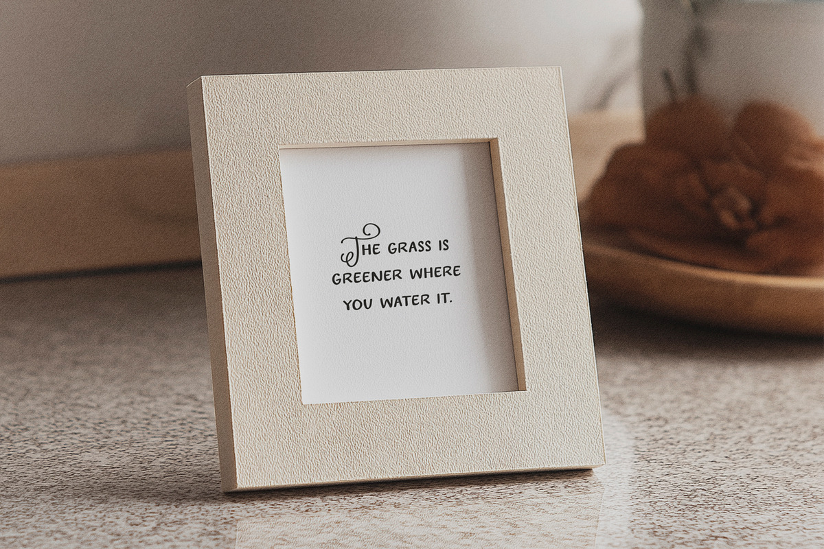 Thankful, Grateful & Blessed Type, a Handwritten Font by Callie Rian & Co. (Photo 8 of 12)