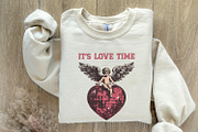 It's Love Time png, Valentine's Day, an Illustration by SharpMarketplace (Thumbnail 8 of 9)