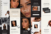 Lash Artist Instagram Story Template, a Social Media Template by Design Lush Studio (Thumbnail 9 of 9)