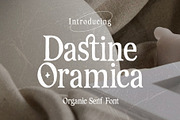 Dastine Oramica - Organic Serif, a Handwritten Font by Lettermine (Thumbnail 1 of 10)