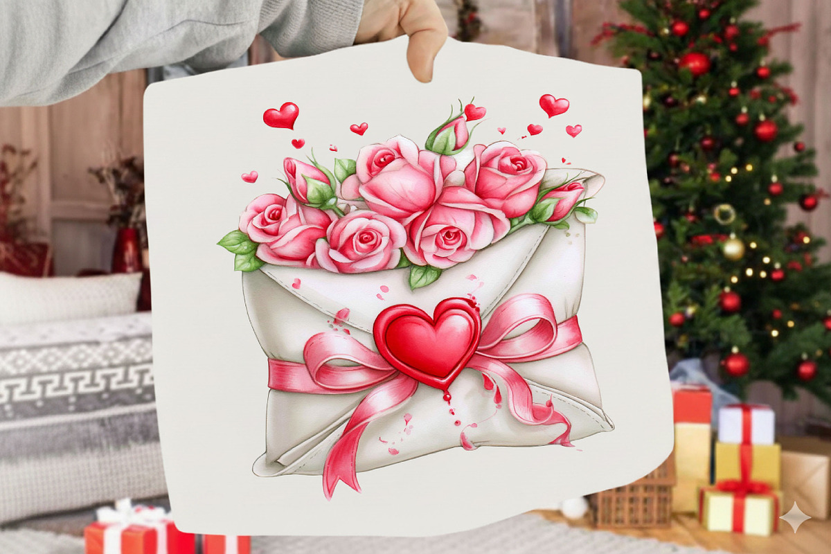 Whimsical Cute Valentine Clipart Bun, a Seasonal Illustration by SVGArt (Photo 5 of 5)