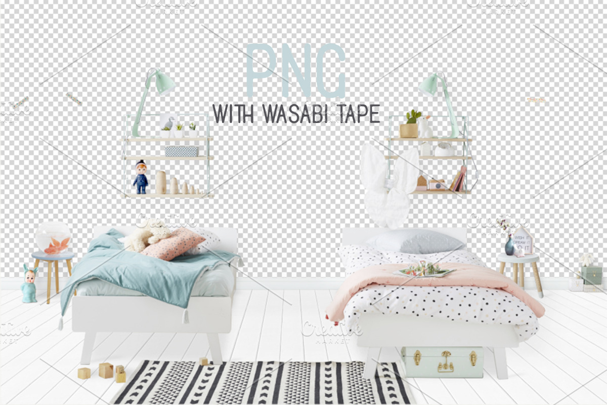 Kids Room Wall/Frame Mock Up 28, a Print Template by Whimsicality (Photo 2 of 4)