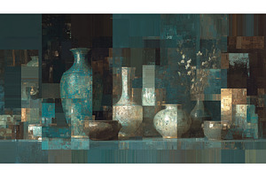 A digital artwork featuring an, a Background Photo by ZinetroN