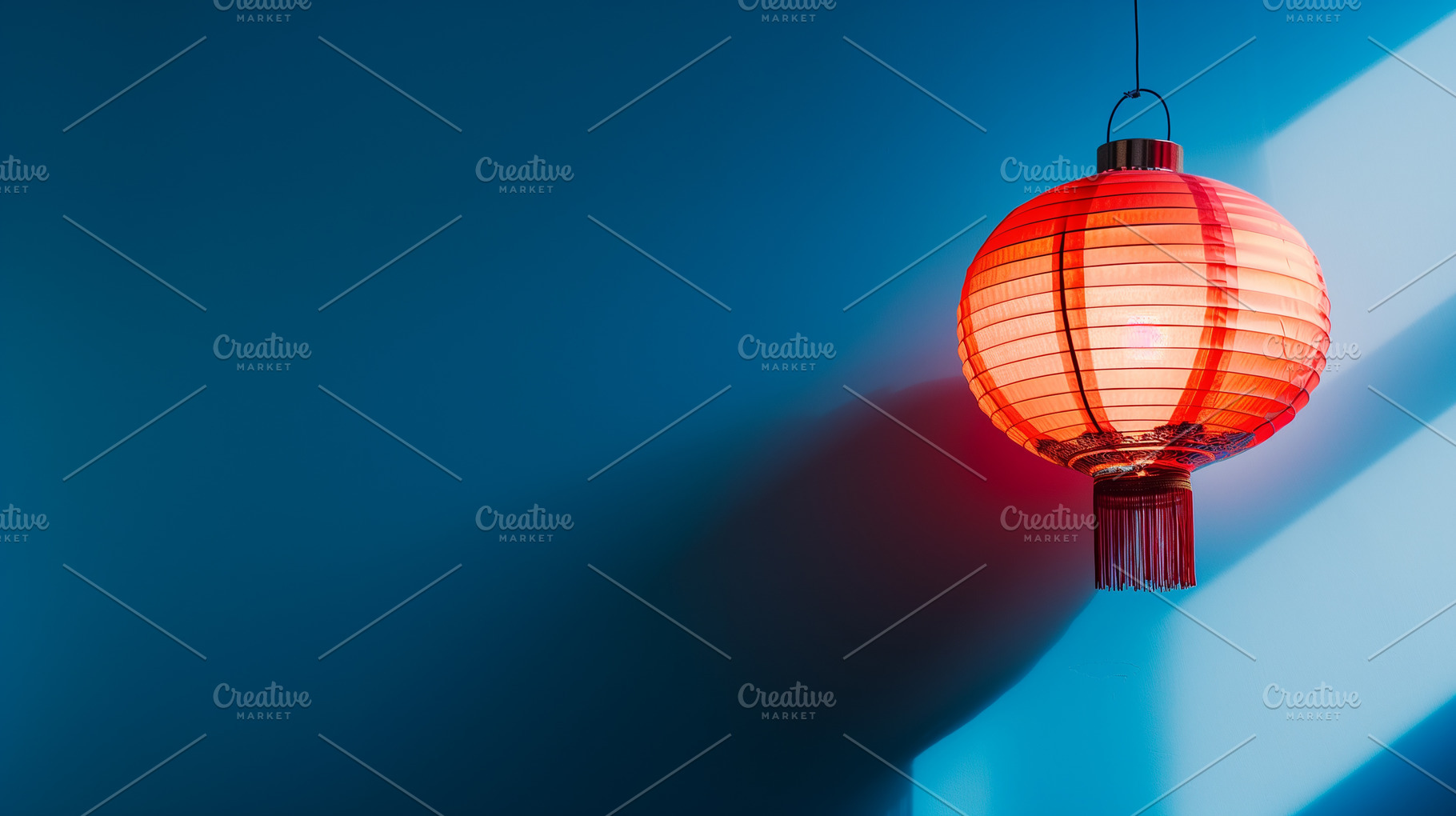 Red Chinese lanterns, a Holiday Photo by Imaginarium