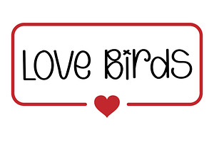 Love Birds, a Slab Serif Font by Gia Letter