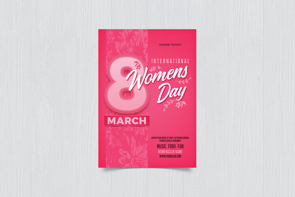 Women's Day Flyer, a Flyer Template by DesignWorkz