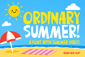Ordinary Summer Playful Display Font