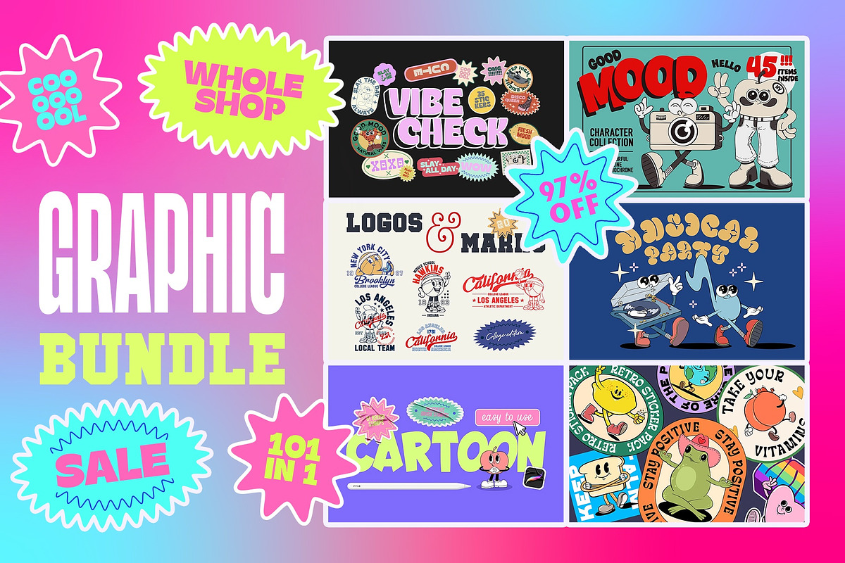 Whole Shop Bundle - 97% OFF!, a Graphic by Alina Sh (Photo 1 of 12)