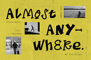 Desire Press - Zine Display Font, a Handwritten Font by Sloulyfe (Thumbnail 8 of 9)