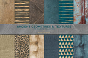 Ancient Geometric Gold & Textures, a Texture Graphic by Blixa 6 Studios (Thumbnail 1 of 5)