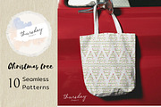 Christmas tree seamless pattern, a Pattern Graphic by Thursdaypaper (Thumbnail 6 of 8)