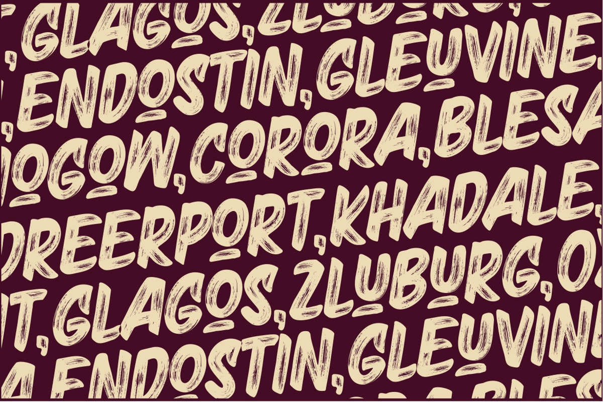 Acorn Brush Font, a Handwritten Font by Burhan Afif (Photo 5 of 6)