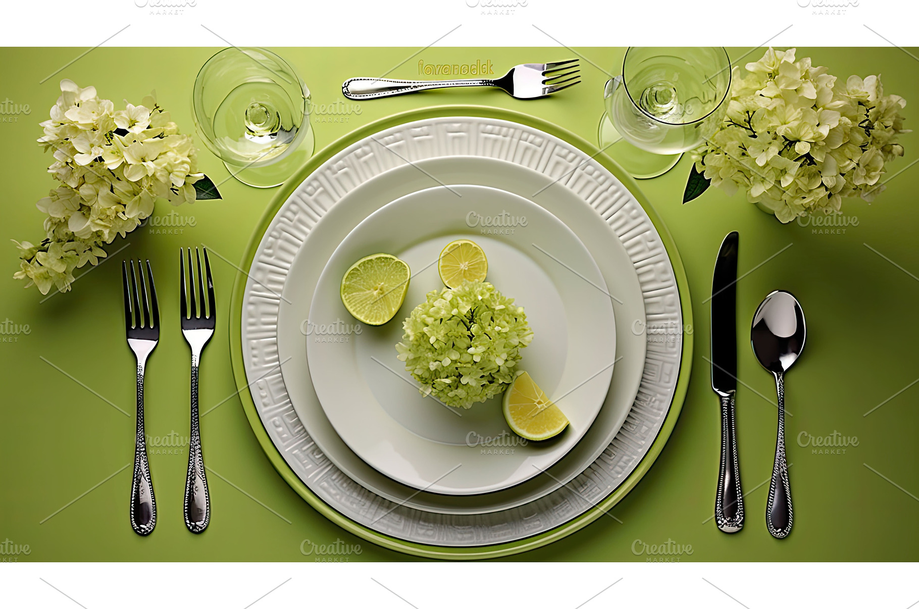 modern set lime green ai generated, an Animal Photo by pikepicture